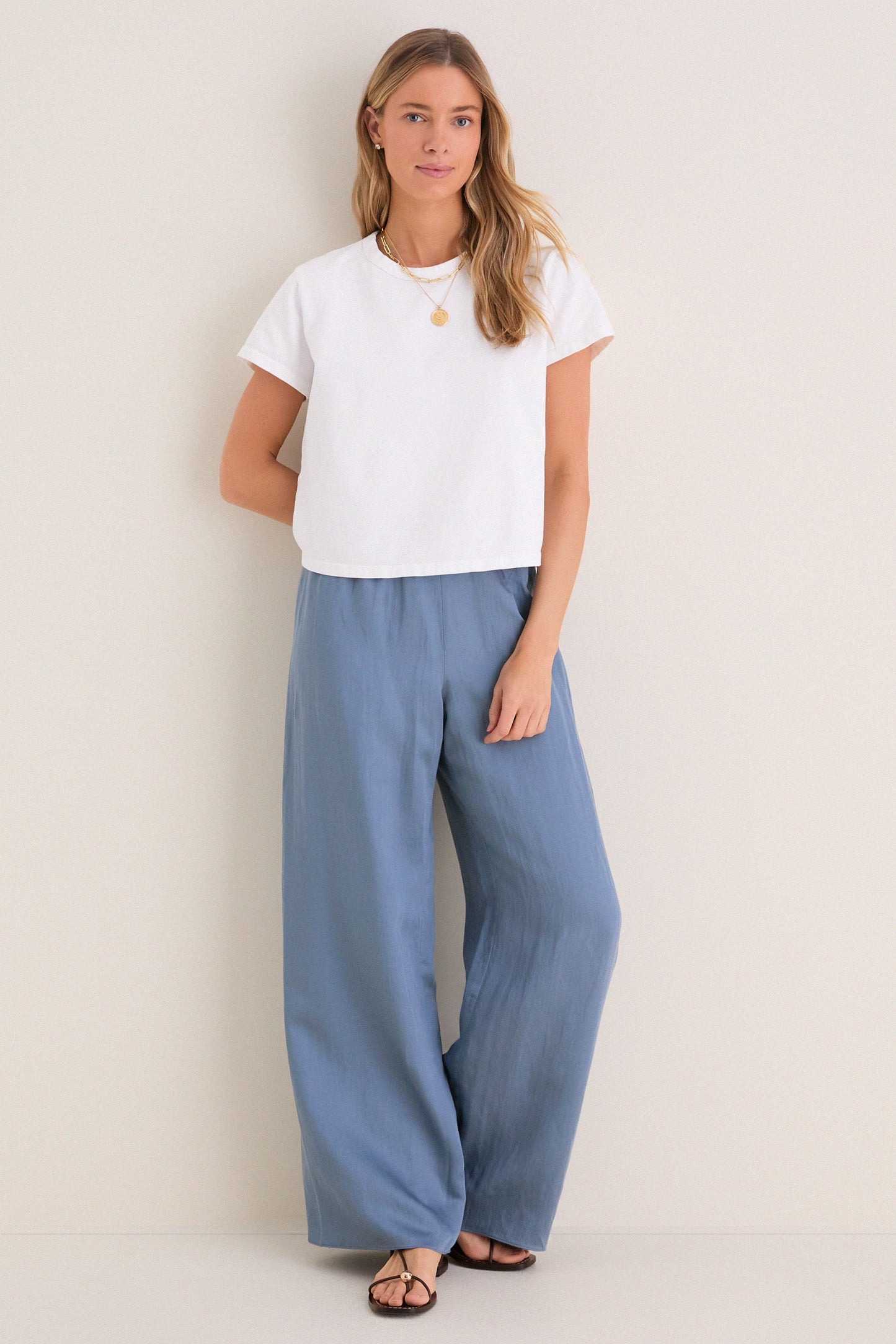 White Parker Classic Tee