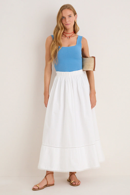 Allure Blue Sara Rib Knit Tank