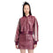 Pleather Set Maroon