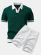 darkgreen & white